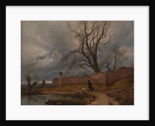 Wanderer in the Storm, 1835 by Karl Julius Von Leypold