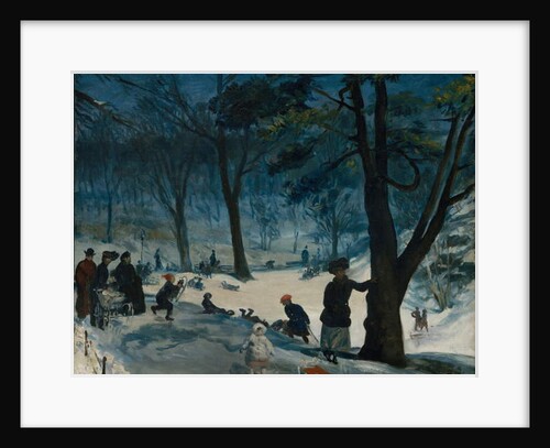 Central Park, Winter, c.1905 by William James Glackens