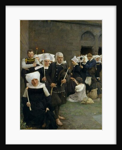 The Pardon in Brittany, 1886 by Pascal Adolphe Jean Dagnan-Bouveret