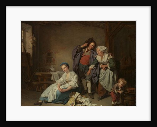 Broken Eggs, 1756 by Jean Baptiste Greuze