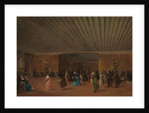 The Ridotto Pubblico at Palazzo Dandolo, c.1765-68 by Francesco Guardi