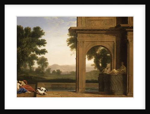 Classical Landscape with Figures by Henri Mauperche