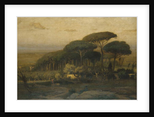 Pine Grove of the Barberini Villa, 1876 by George Snr. Inness