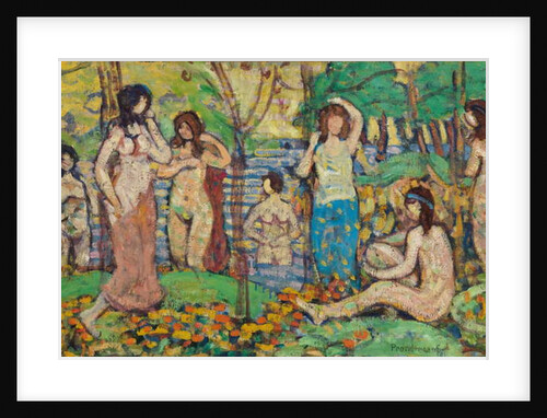 Beach No. 3, c.1913 by Maurice Brazil Prendergast