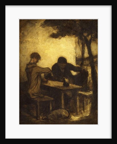 The Drinkers, 1861 by Honore Daumier