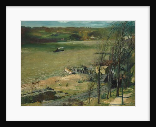 Up the Hudson, 1908 by George Wesley Bellows