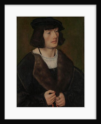 Portrait of a Man with a Rosary, c.1508 by Lucas the Elder Cranach