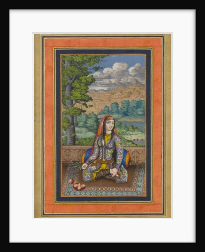 Portrait of a Persian Lady by Persian School