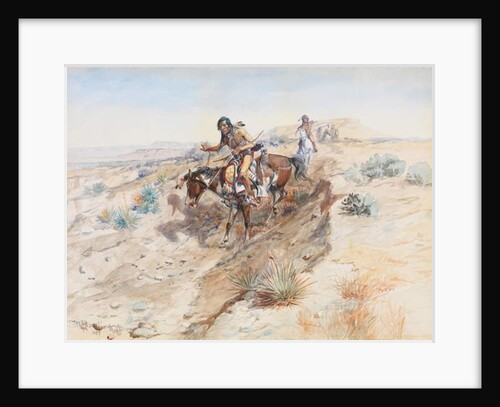 Indian Braves, 1899 by Charles Marion Russell