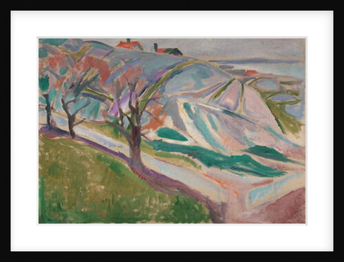 Landscape, Kragero, 1912 by Edvard Munch