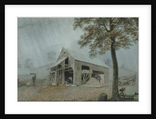 Rainstorm, Cider Mill at Redding, Connecticut, c.1840 by George Harvey