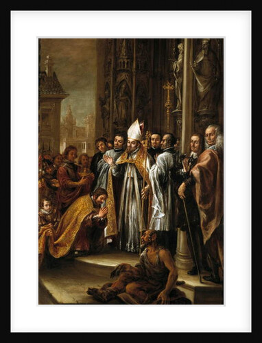 St. Ambrose Absolves Emperor Theodosius, c.1673 by Juan de Valdes Leal