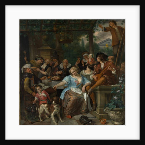 Merry Company on a Terrace, c.1673-5 by Jan Havicksz. Steen