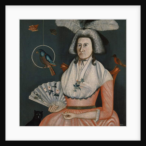 Lady with Her Pets, 1790 by American School