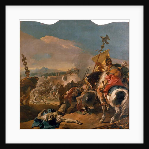 The Capture of Carthage, 1725-29 by Giovanni Battista Tiepolo