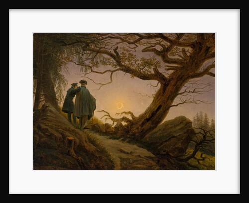 Two Men Contemplating the Moon, c.1825–30 by Caspar David Friedrich