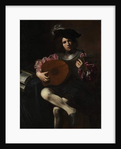 Lute Player, c.1625-26 by Valentin de Boulogne