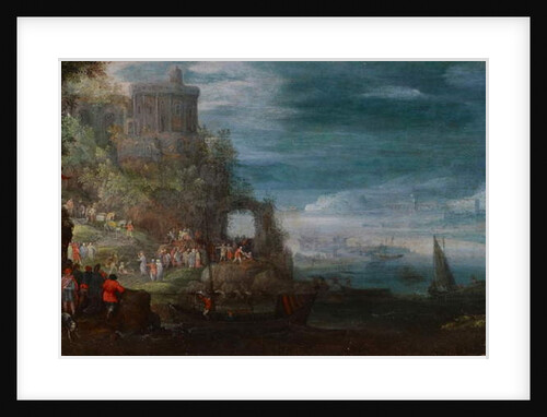 Seascape and the casting out of demons, c.1600 by Jan the Elder Brueghel