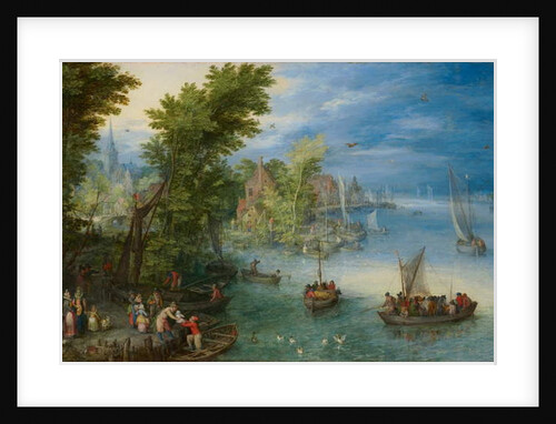 River Landscape, 1607 by Jan the Elder Brueghel