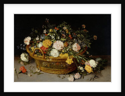A Basket of Flowers, c.1625 by Jan the Younger Brueghel