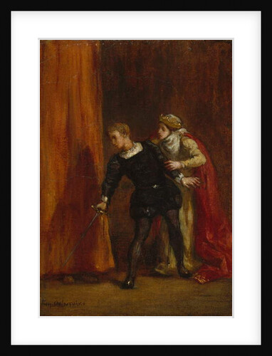Hamlet and His Mother, 1849 by Ferdinand Victor Eugene Delacroix