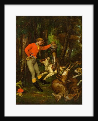After the Hunt, c.1859 by Gustave Courbet