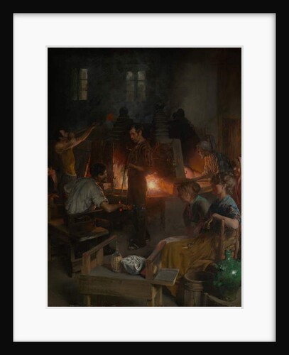 Glass Blowers of Murano, 1886 by Charles Frederic Ulrich