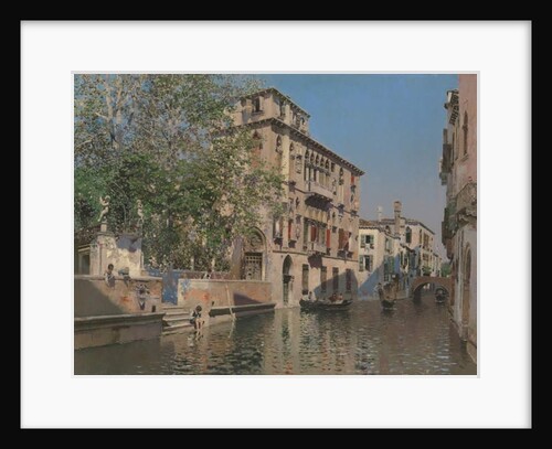 A Canal in Venice, c.1875 by Martin Rico y Ortega