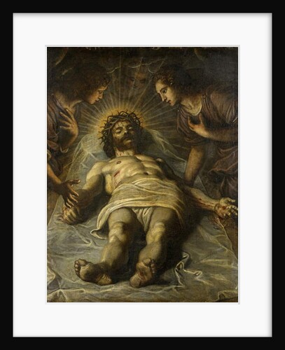 The Dead Christ with Two Angels by Jacopo Robusti Tintoretto