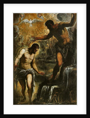 The Baptism of Christ, c.1589 by Jacopo Robusti Tintoretto