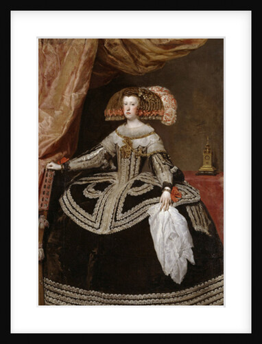 Queen Maria Anna of Austria, 1652 by Diego Rodriguez de Silva y Velazquez