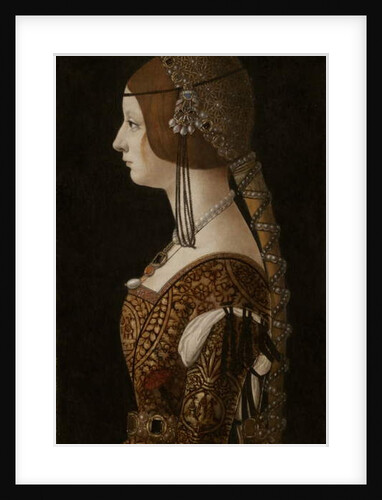 Bianca Maria Sforza, c.1493 by Giovanni Ambrogio de Predis