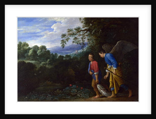 Tobias and the Archangel Raphael, c.1650 by Adam (after) Elsheimer