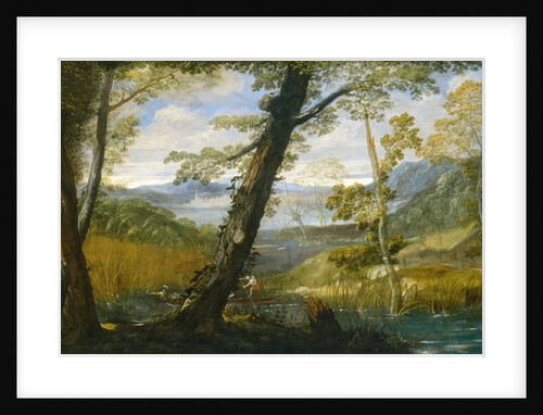 River Landscape, c.1590 by Annibale Carracci