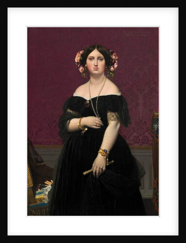 Madame Moitessier, 1851 by Jean Auguste Dominique Ingres