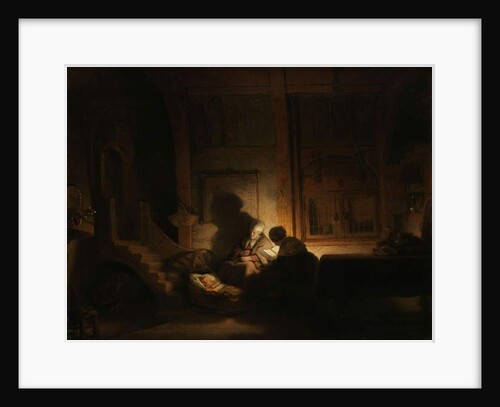 The Holy Family at Night, c.1642-48 by (studio of) Rembrandt Harmensz. van Rijn