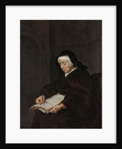 Old Woman Meditating, c.1661-63 by Gabriel Metsu