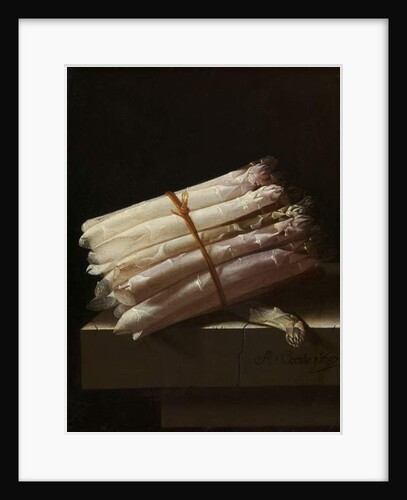 Still Life with Asparagus, 1697 by Adrian Coorte