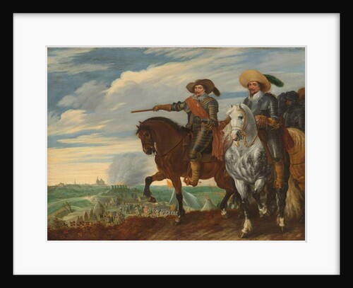 Frederick Henry and Ernst Casimir of Nassau-Dietz at the Siege of Hertogenbosch, c. 1629-35 by Pauwels I van Hillegaert