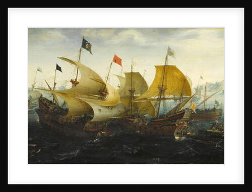 The Battle of Cadiz of 1587, 1608 by Aert van Antum