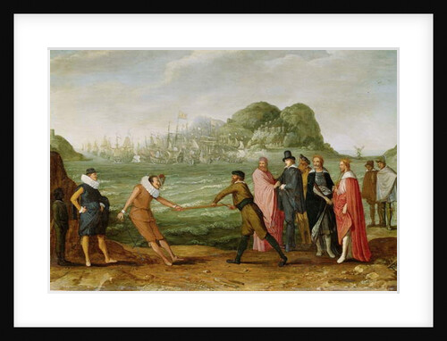 Allegory of the Victory of the Dutch over the Spanish Fleet at Gibraltar on 25 April 1607, c.1615-30 by Adam Willaerts