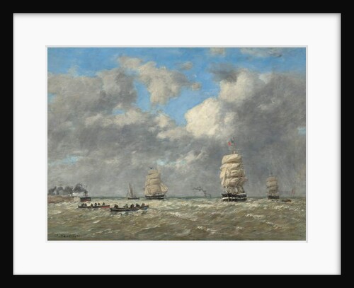 Le Havre, 1883 by Eugene Louis Boudin