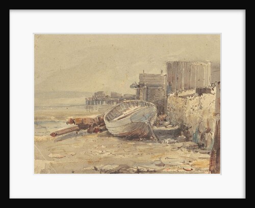 Beached Vessel, c.1880 by George Loring Brown