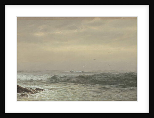 Rocks and Breaking Waves, c.1870 by William Trost Richards