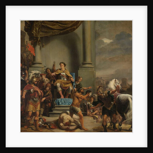 Consul Titus Manlius Torquatus Orders the Beheading of his Son, 1661-64 by Ferdinand Bol