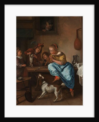 Children Teaching a Cat to Dance, Known as ‘The Dancing Lesson’, 1660-79 by Jan Havicksz. Steen