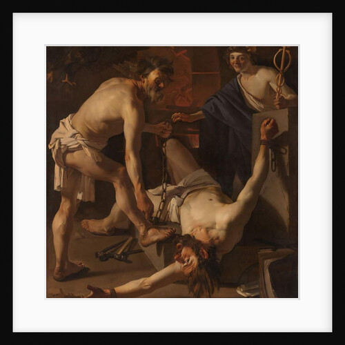 Prometheus Being Chained by Vulcan, 1623 by Theodore van called Dirk Baburen