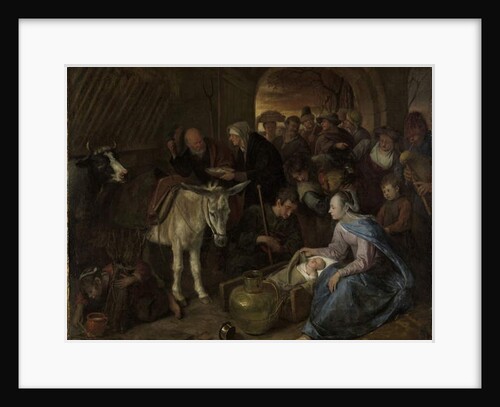 The adoration of the shepherds, 1660-79 by Jan Havicksz. Steen