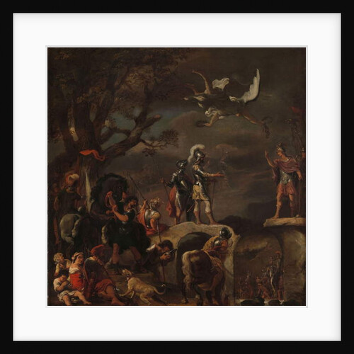 The Peace Negotiations between Claudius Civilis and Quintus Petillius Cerealis on the Demolished Bridge, 1658-62 by Ferdinand Bol