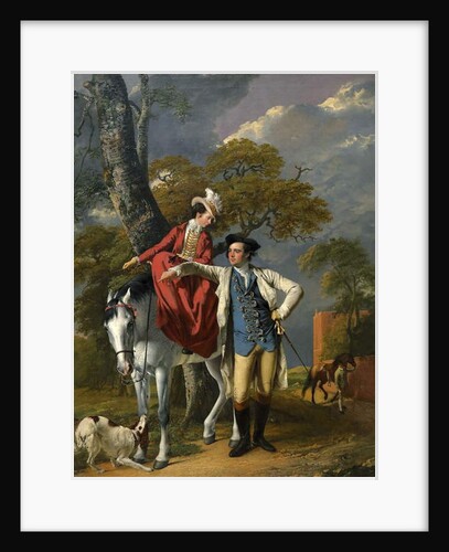 Mr. and Mrs. Thomas Coltman, c.1770-72 by Joseph Wright of Derby